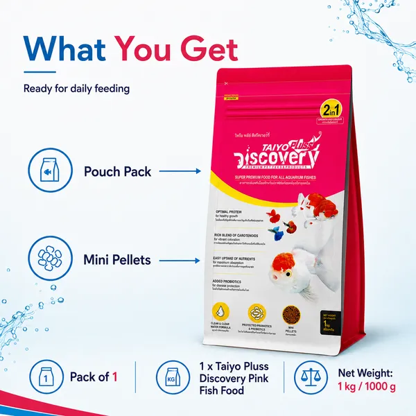 Daily_Growth_&_Colour_Fish_Food_For_Aquarium_Fish_Taiyo_Pluss_Discovery_Highly_Nutritious_Super_Premium_2-In-1_Optimum_Formula_Mini_Pellets_1Kg