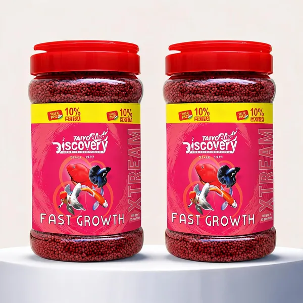 Fast_Growth_Fish_Food_For_Tropical_Aquarium_Fish_Taiyo_Pluss_Discovery_Xtream_330G_-_Pack_Of_2