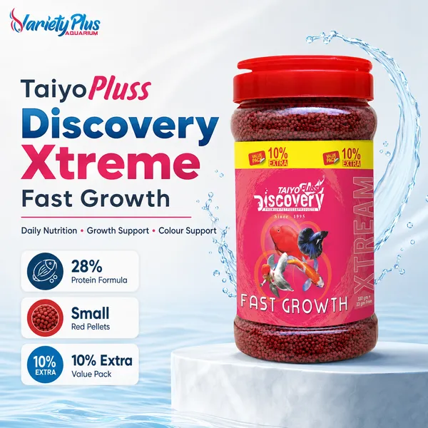 Fast_Growth_Fish_Food_For_Tropical_Aquarium_Fish_Taiyo_Pluss_Discovery_Xtream_330G_-_Pack_Of_2