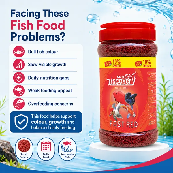 Fast_Red_Fish_Food_For_Tropical_Aquarium_Fish_Taiyo_Pluss_Discovery_Xtream_330G_-_Pack_Of_2
