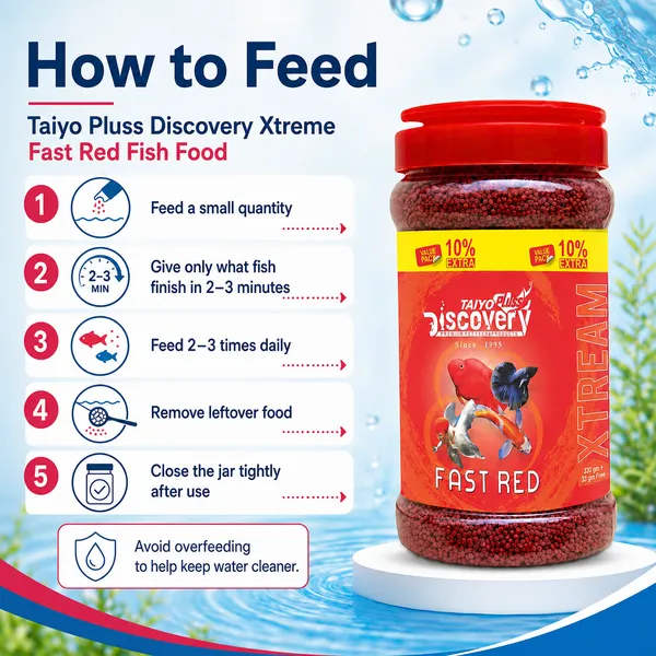 Fast_Red_Fish_Food_For_Tropical_Aquarium_Fish_Taiyo_Pluss_Discovery_Xtream_330G_-_Pack_Of_2