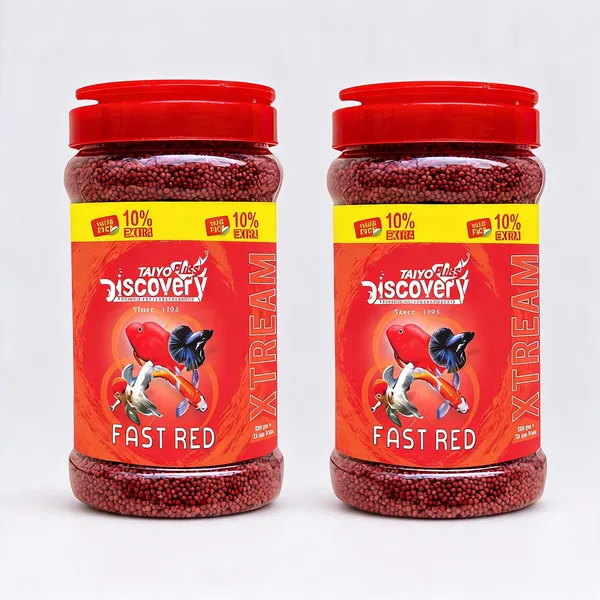 Fast_Red_Fish_Food_For_Tropical_Aquarium_Fish_Taiyo_Pluss_Discovery_Xtream_330G_-_Pack_Of_2
