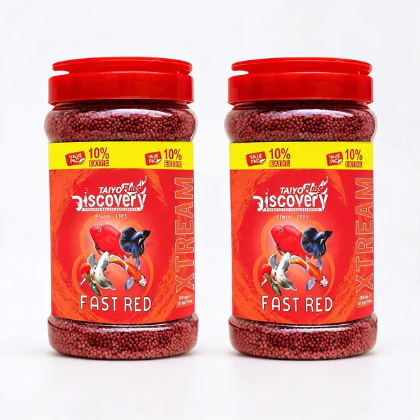 Fast_Red_Fish_Food_For_Tropical_Aquarium_Fish_Taiyo_Pluss_Discovery_Xtream_330G_-_Pack_Of_2
