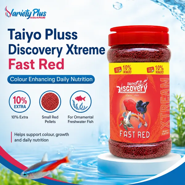 Fast_Red_Fish_Food_For_Tropical_Aquarium_Fish_Taiyo_Pluss_Discovery_Xtream_330G_-_Pack_Of_2
