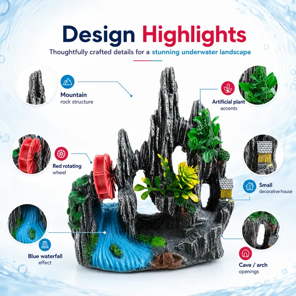 Non_Toxic_Mountainl_Style_Aquarium_Ornament_With_Rotating_Wheel