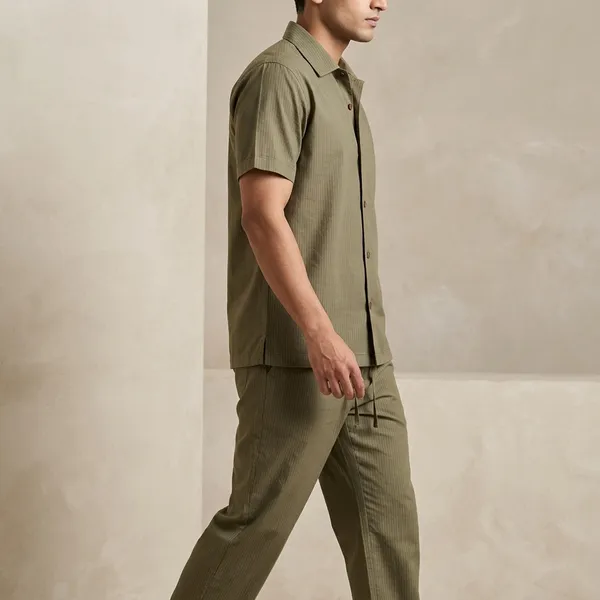 Olive_Cotton_Relaxed_Fit_Co_Ord_Set_For_Men