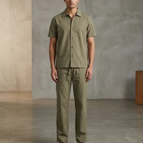 Olive_Cotton_Relaxed_Fit_Co_Ord_Set_For_Men