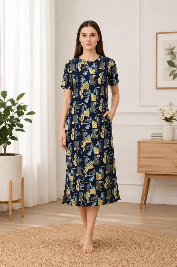 Multicolor_Cotton_Printed__Dress_For_Women