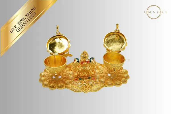 Gold_Plated_Laxmi_Peacock_Kumkum_Box