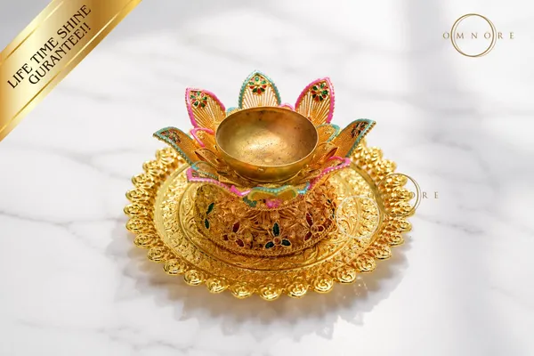 Gold_Plated_Lotus_Incense_Holder