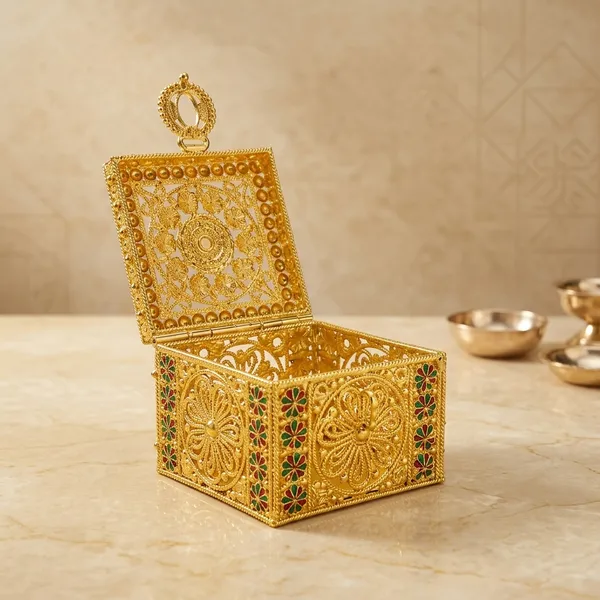Gold_Plated_Multipurpose_Puja_Storage_Box