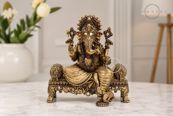 Ganesh_on_Sinhasan-_PRM