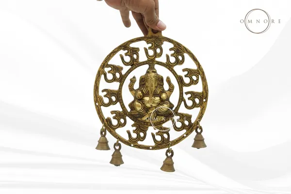 Wall_Decore_Ganesh_with_Circle_and_Bell