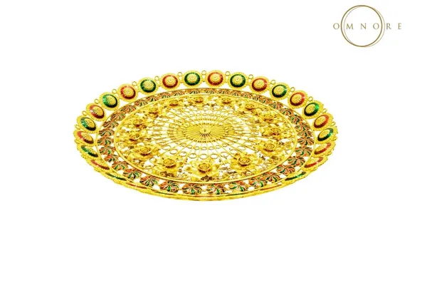 Gold_Plated_Puja_Thali_Small_(Tarakashi)