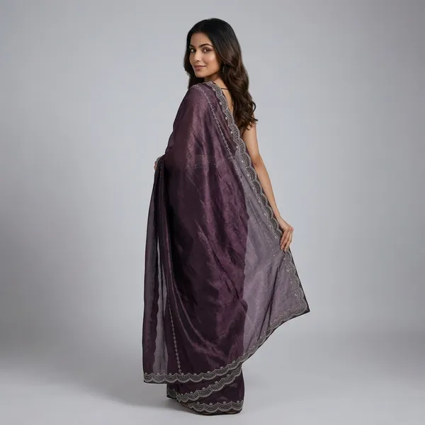 Purple_Tissue_Silk_Embellished_Saree_For_Women