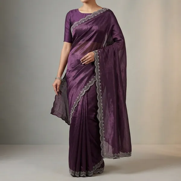Purple_Tissue_Silk_Embellished_Saree_For_Women
