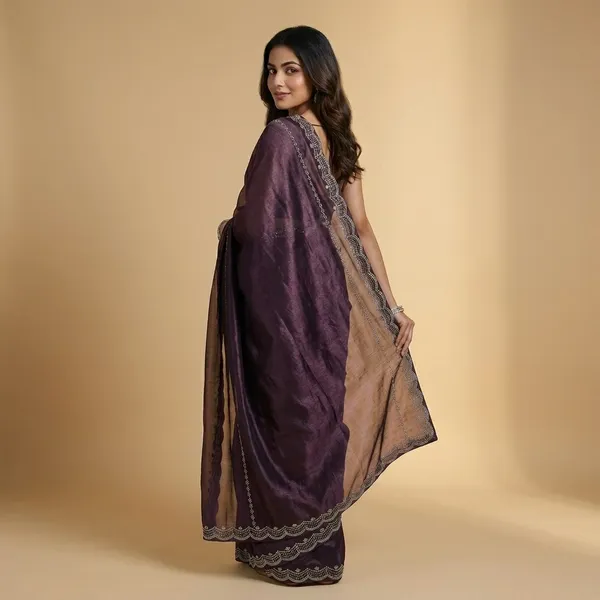 Purple_Tissue_Silk_Embellished_Saree_For_Women