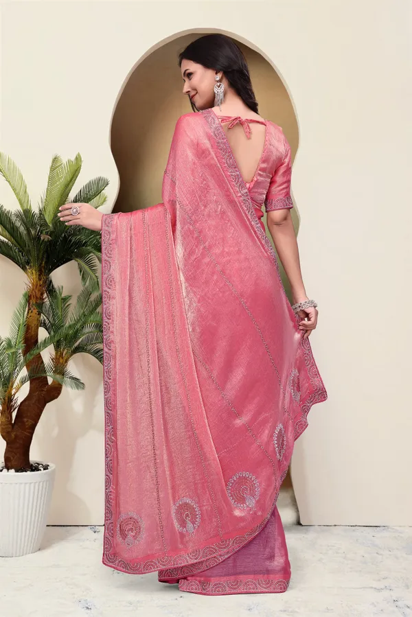 Pink_Tissue_Silk_Embroidered_Saree_With_Blouse_For_Women