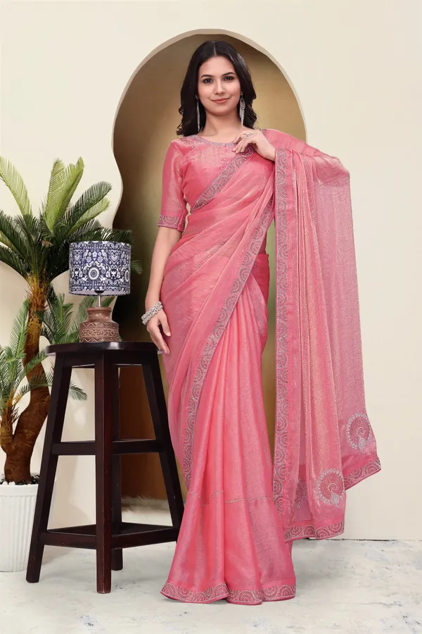 Pink_Tissue_Silk_Embroidered_Saree_With_Blouse_For_Women