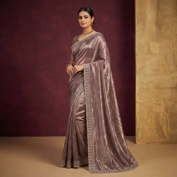 Mauve_Tissue_Silk_Sequin_Embellished_Saree_For_Women