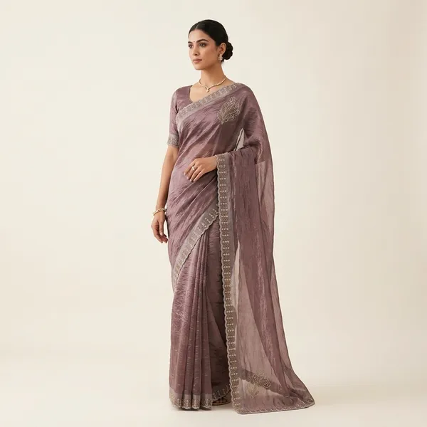Mauve_Tissue_Silk_Sequin_Embellished_Saree_For_Women