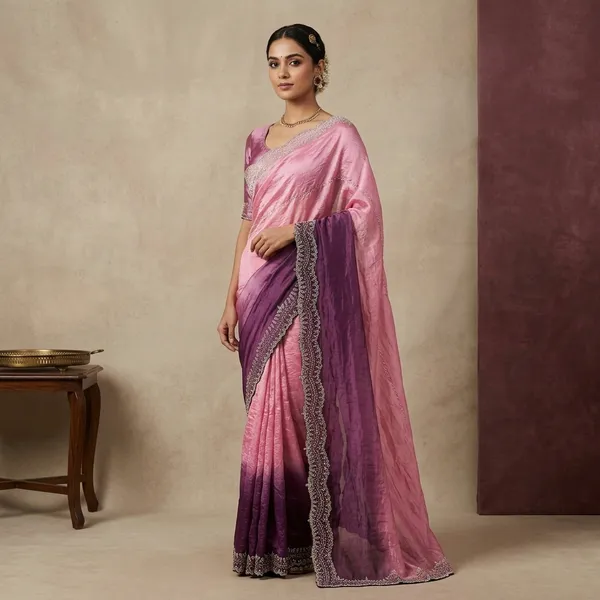 Pink_Purple_Silk_Ombre_Embellished_Saree_For_Women