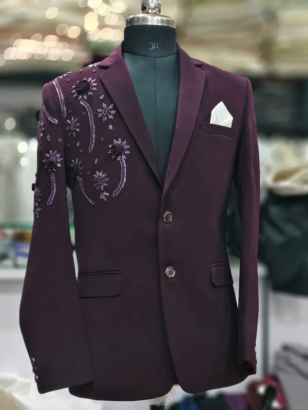Purple_Cotton_Embellished_Notch_Lapel_Blazer_For_Men