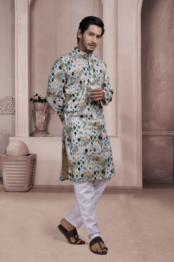 Beige_Cotton_Relaxed_Fit_Embroidered_Kurta_Pajama_Set_For_Men
