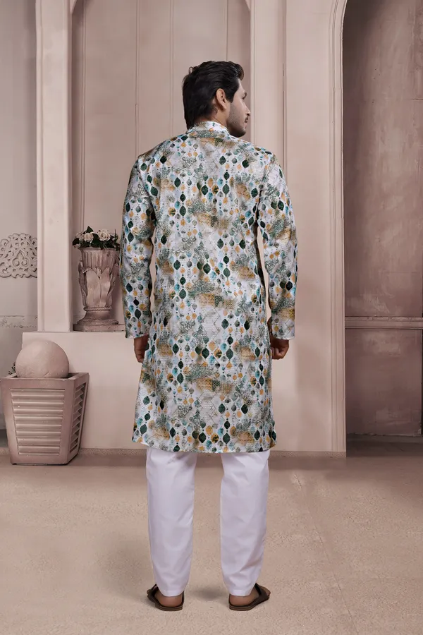 Beige_Cotton_Relaxed_Fit_Embroidered_Kurta_Pajama_Set_For_Men