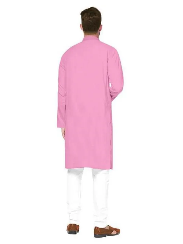 Pink_Cotton_Relaxed_Fit_Kurta_Pajama_Set_For_Men