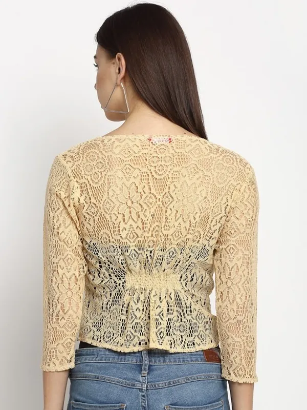 Gold_Lace_Open_Front_Shrug_For_Women