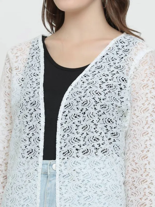 White_Lace_Blazer_Jacket_For_Women