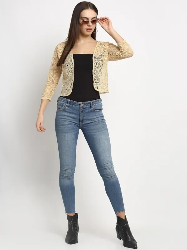 Gold_Lace_Open_Front_Shrug_For_Women