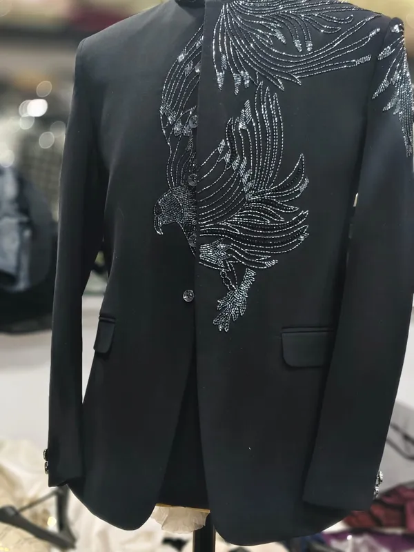 Black_Cotton_Embellished_Blazer_For_Men