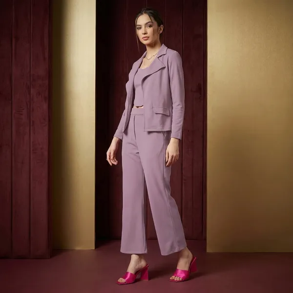 Mauve_Lycra_Tailored_Blazer_Trouser_Co-Ord_Set_For_Women
