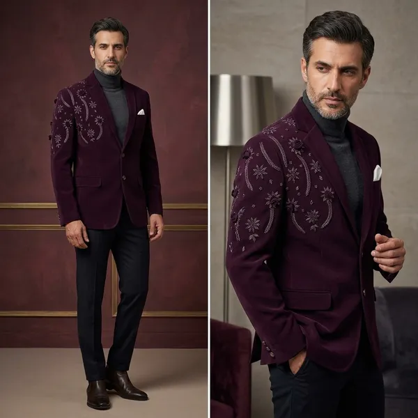 Purple_Cotton_Embellished_Notch_Lapel_Blazer_For_Men