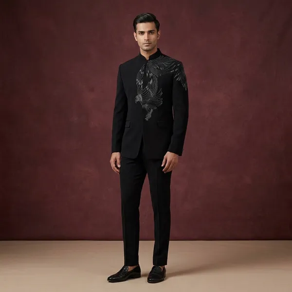 Black_Cotton_Embellished_Blazer_For_Men
