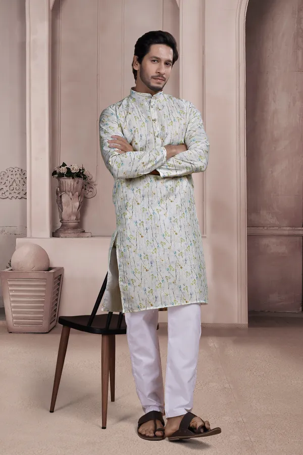 Multicolor_Silk_Blend_Embroidered_Straight_Kurta_For_Men