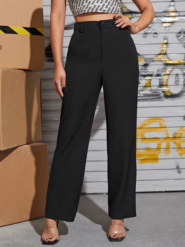Black_Wide_Leg_High_Waist_Trousers_For_Women