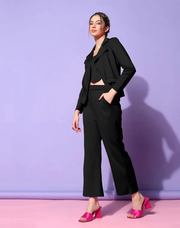 Black_Lycra_Cropped_Blazer_Wide_Leg_Pants_Co-Ord_For_Women