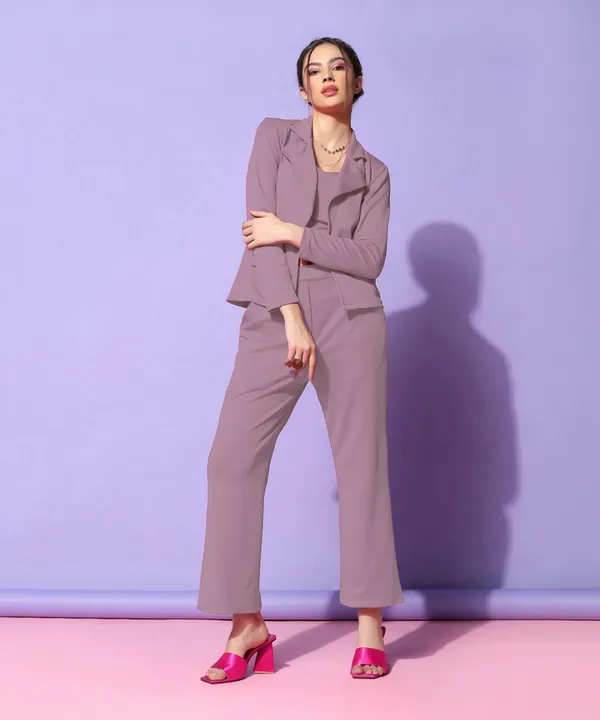 Mauve_Lycra_Tailored_Blazer_Trouser_Co-Ord_Set_For_Women