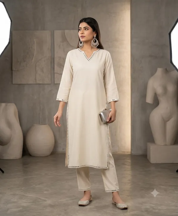 Pure_Khadi_Cotton_Co-ord_Set_For_Womens