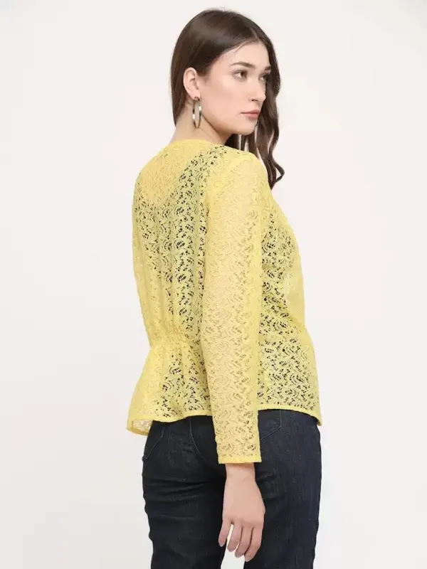 Yellow_Lace_Peplum_Jacket_For_Women