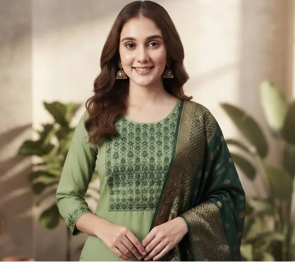 Women_Pista_Green_Cotton_Dress