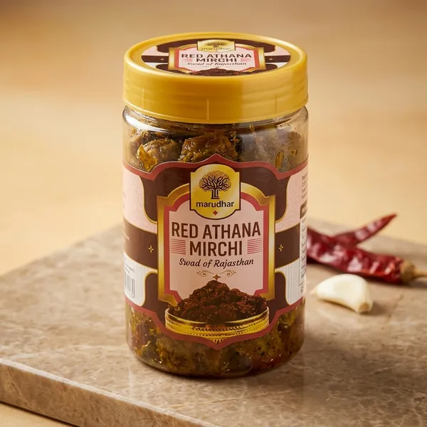Marudhar_Red_Athana_Mirchi_Garlic_Pickle_200_Gm