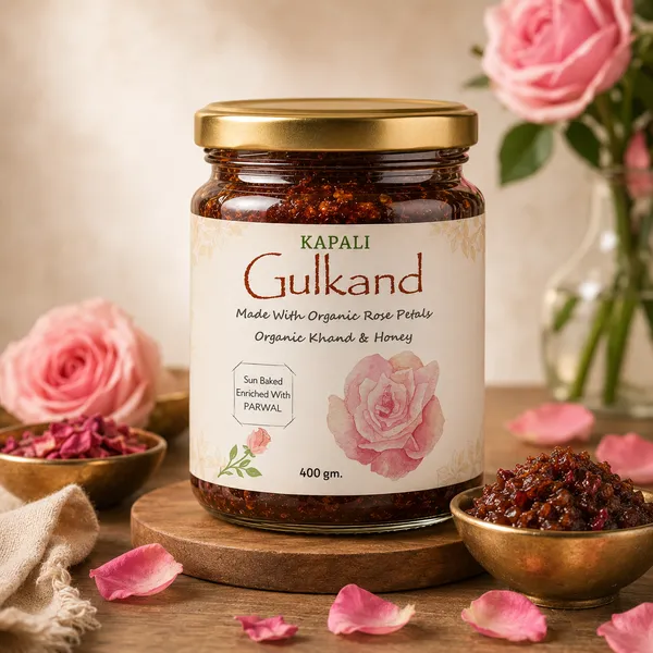 Kapali_Organic_Rose_Petal_Khand_Honey_Gulkand_400G