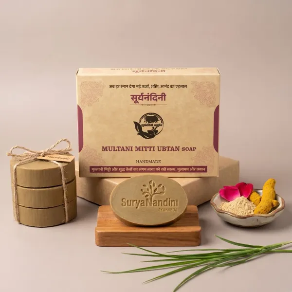 Multani_Mitti_Beauty_Soap_with_Rose,_Turmeric,_Masoor_&_Aloe_Vera_|_Skin_Brightening_|_Deep_Cleansing_|_100g*4