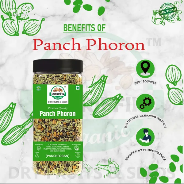 Nutriffin_Organic_Panch_Phoron_Whole_Mix_Spices_|Authentic_Masala_|_Five_Spice_Mix