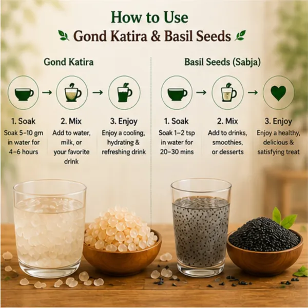 Gond_Katira_Pure_(Edible_Gum)_And_Basil_Seeds_(Tulsi/Sabja_Seeds)_|_Combo_Dried_Gum