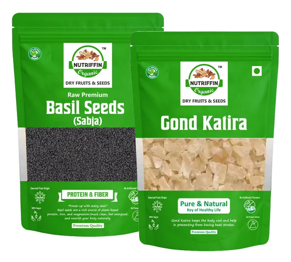 Gond_Katira_Pure_(Edible_Gum)_And_Basil_Seeds_(Tulsi/Sabja_Seeds)_|_Combo_Dried_Gum